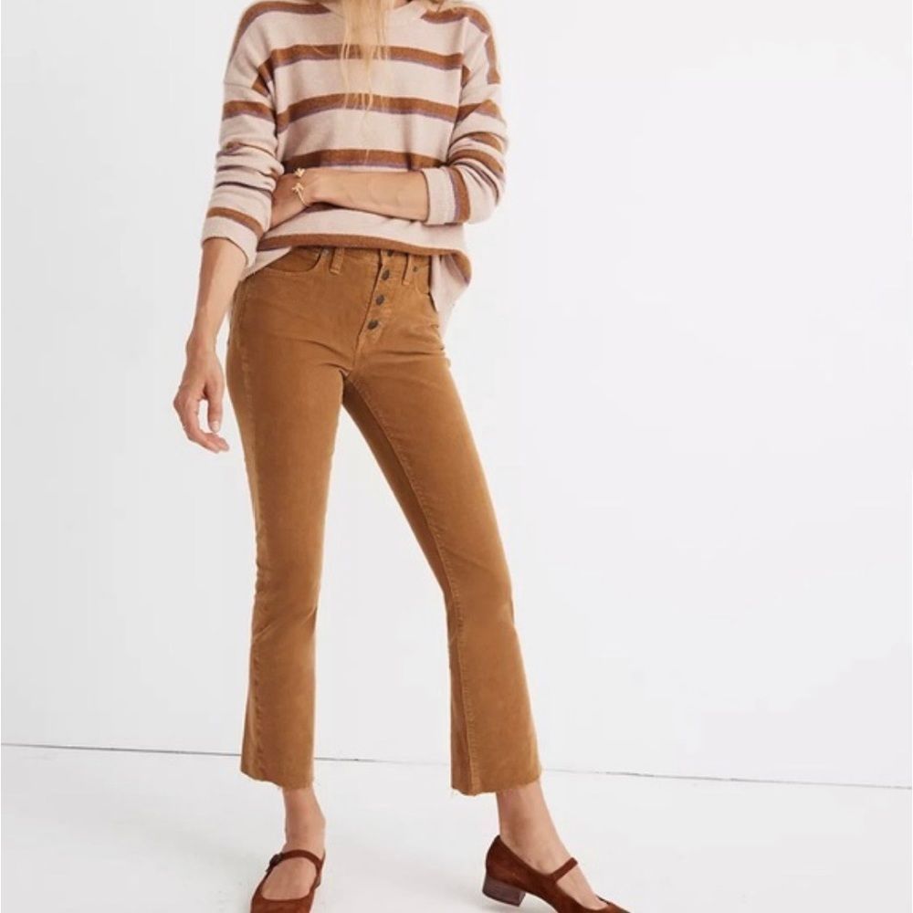 Madewell Cali Demi-Boot Jeans: Corduroy Edition